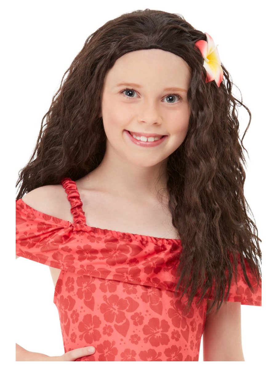 Girls Hawaiian Princess Wig