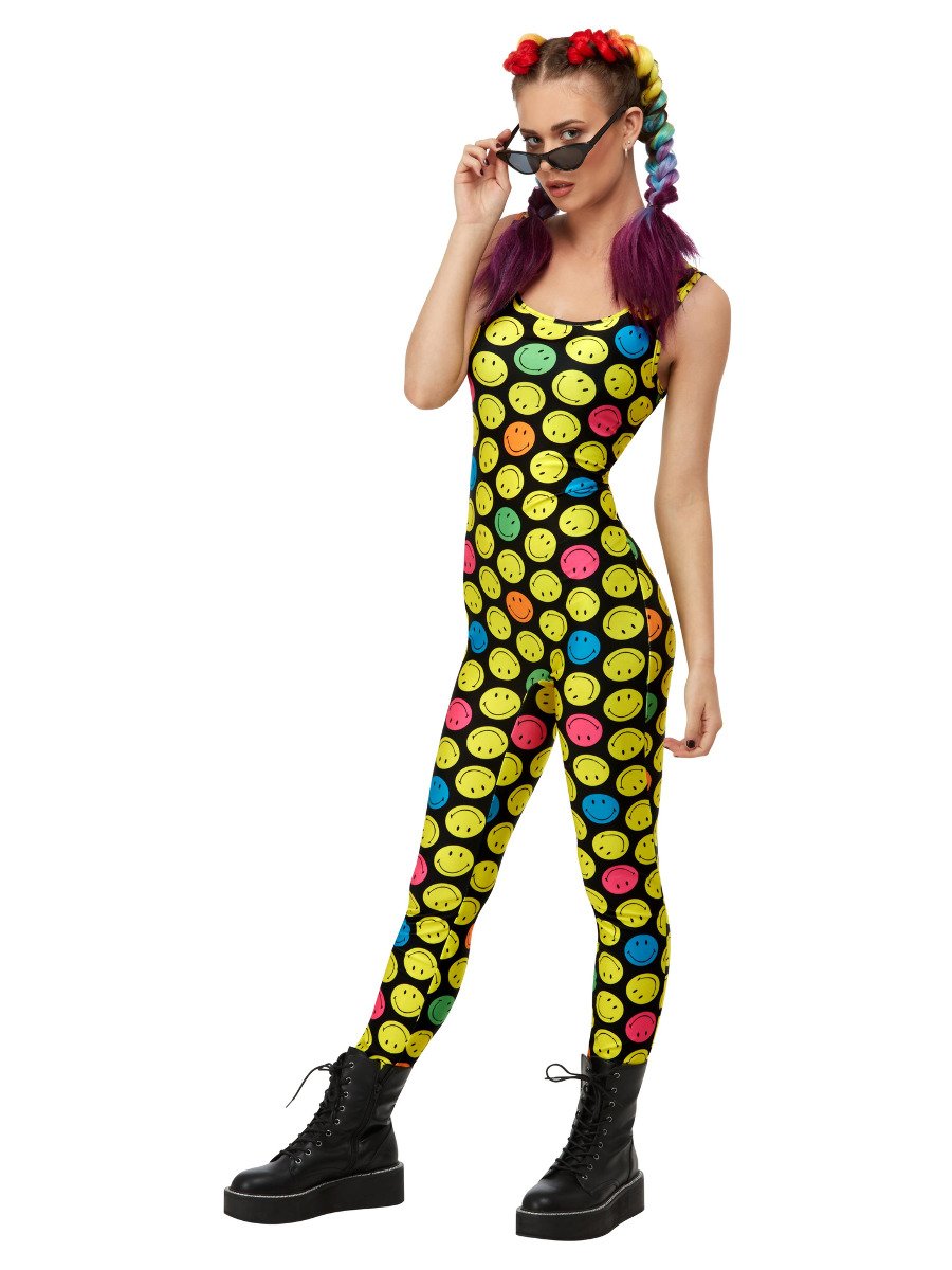 Smiley Unitard, Multi-Coloured