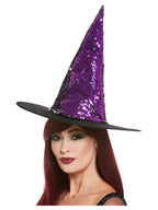 Reversible Sequin Witch Hat