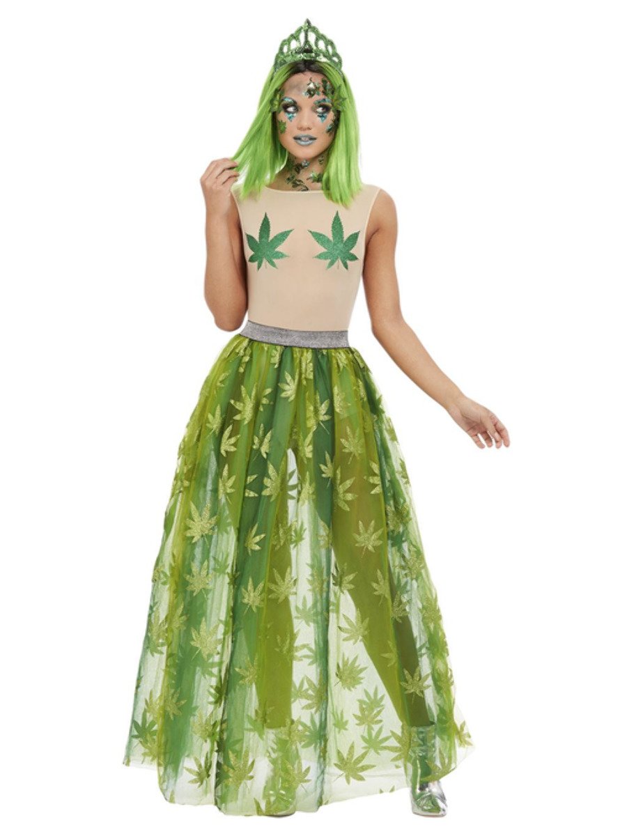 Cannabis Queen Costume, Green