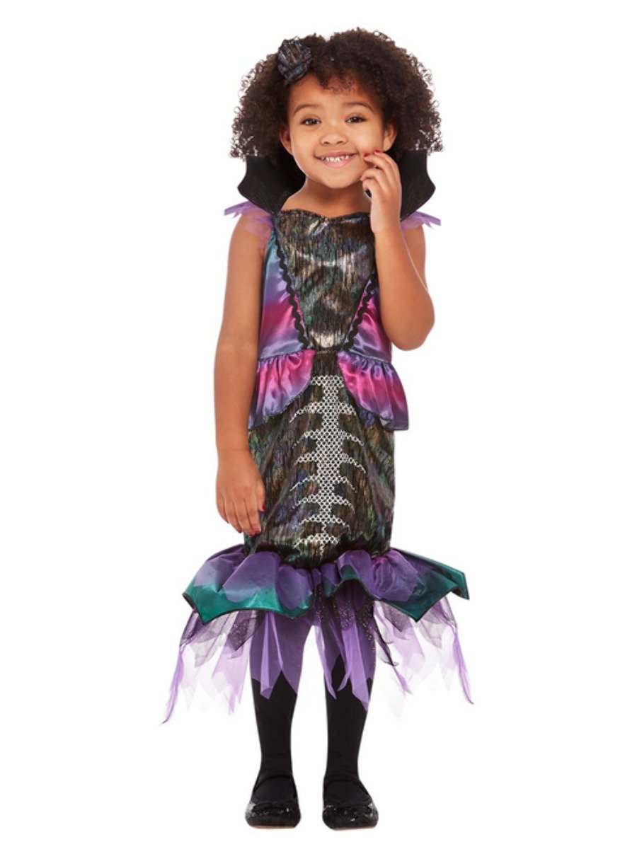 Toddler Dark Mermaid Costume Alt1