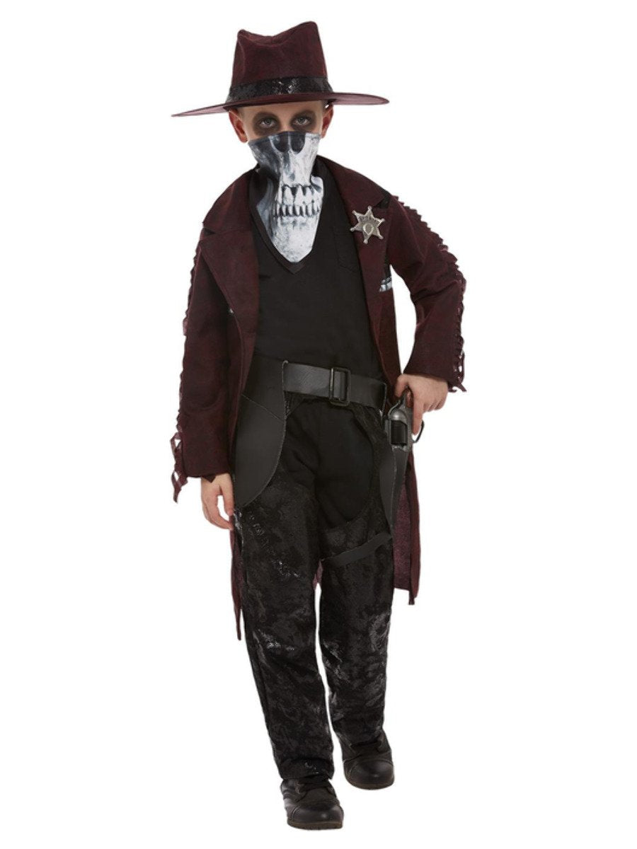 Deluxe Dark Spirit Western Cowboy Costume Alt1