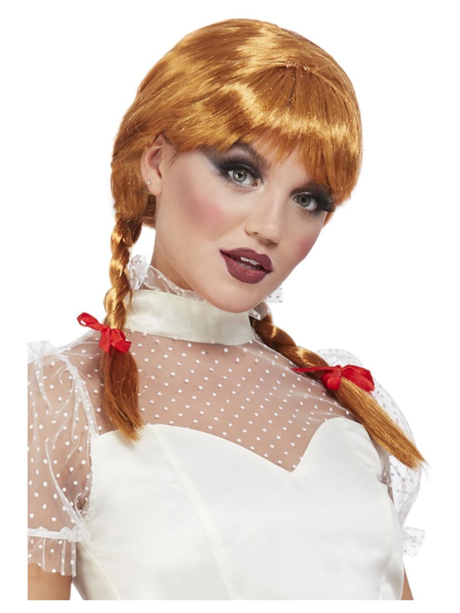 Porcelain Doll Wig, Auburn