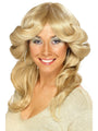 Long Blonde 70s Flick Wig