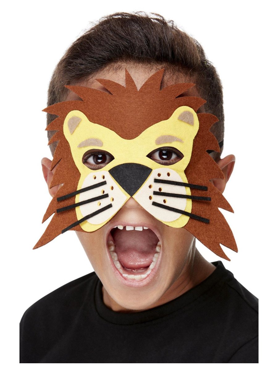 Kids Lion Felt Mask