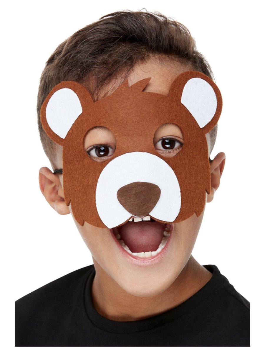 Kids Bear Felt Mask