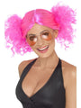 Pink 80's Bunches Wig