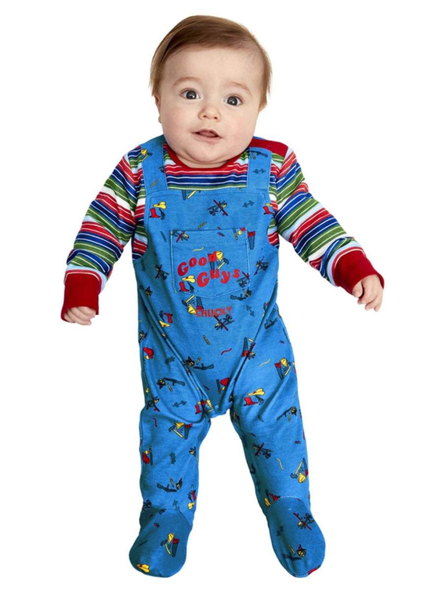 Chucky Baby Costume, Blue & Red