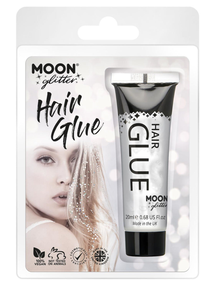 Moon Glitter Hair Glue, Clear