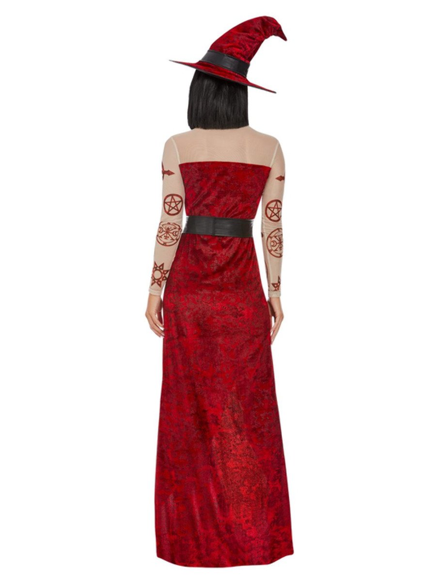 Satanic Witch Costume, Red Back