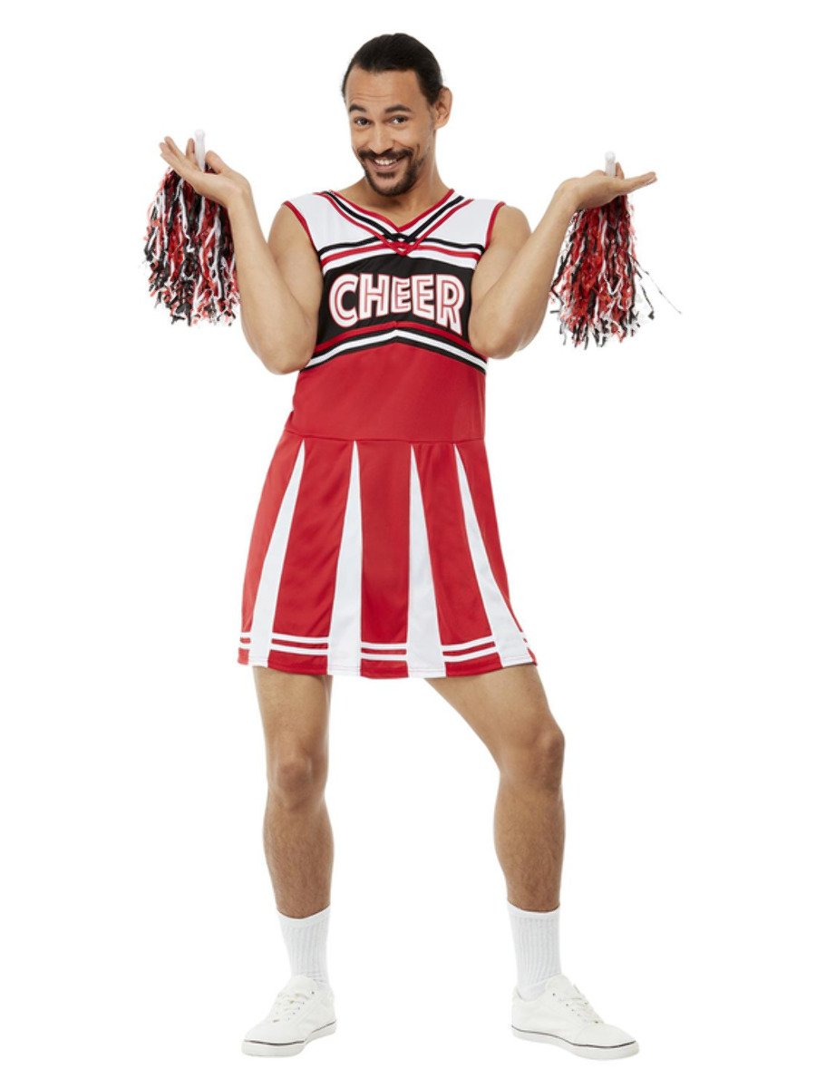 Give Me A...Cheerleader Costume, White & Red Alternate
