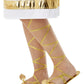 Grecian Lace Up Sandals, Gold Alternate
