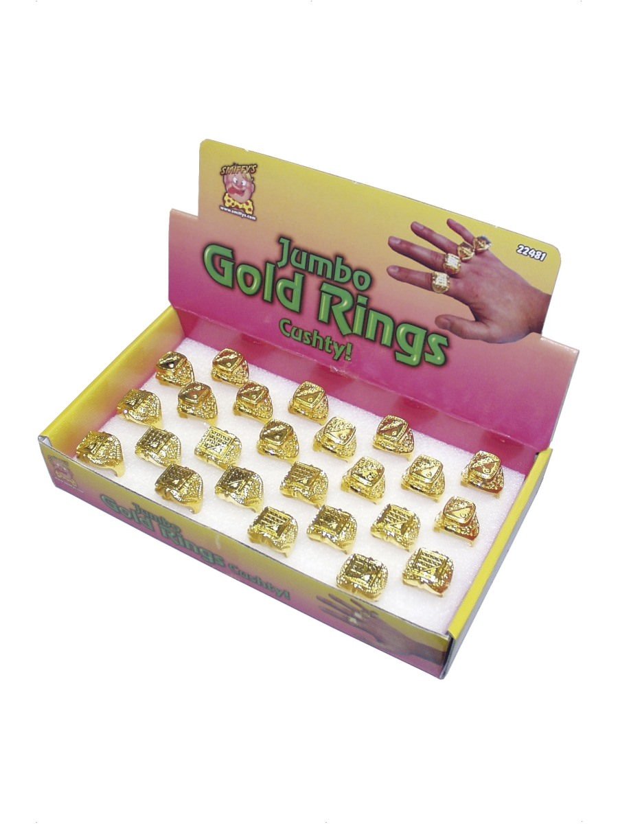 Assorted Rings, Gold