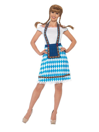 Bavarian Maid Costume, Blue