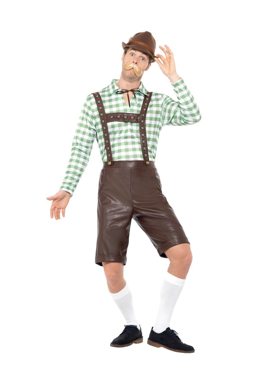 Bavarian Man Costume, Green & Brown Alternative View 3.jpg