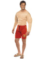 Baywatch Lifeguard Costume, Muscle Chest