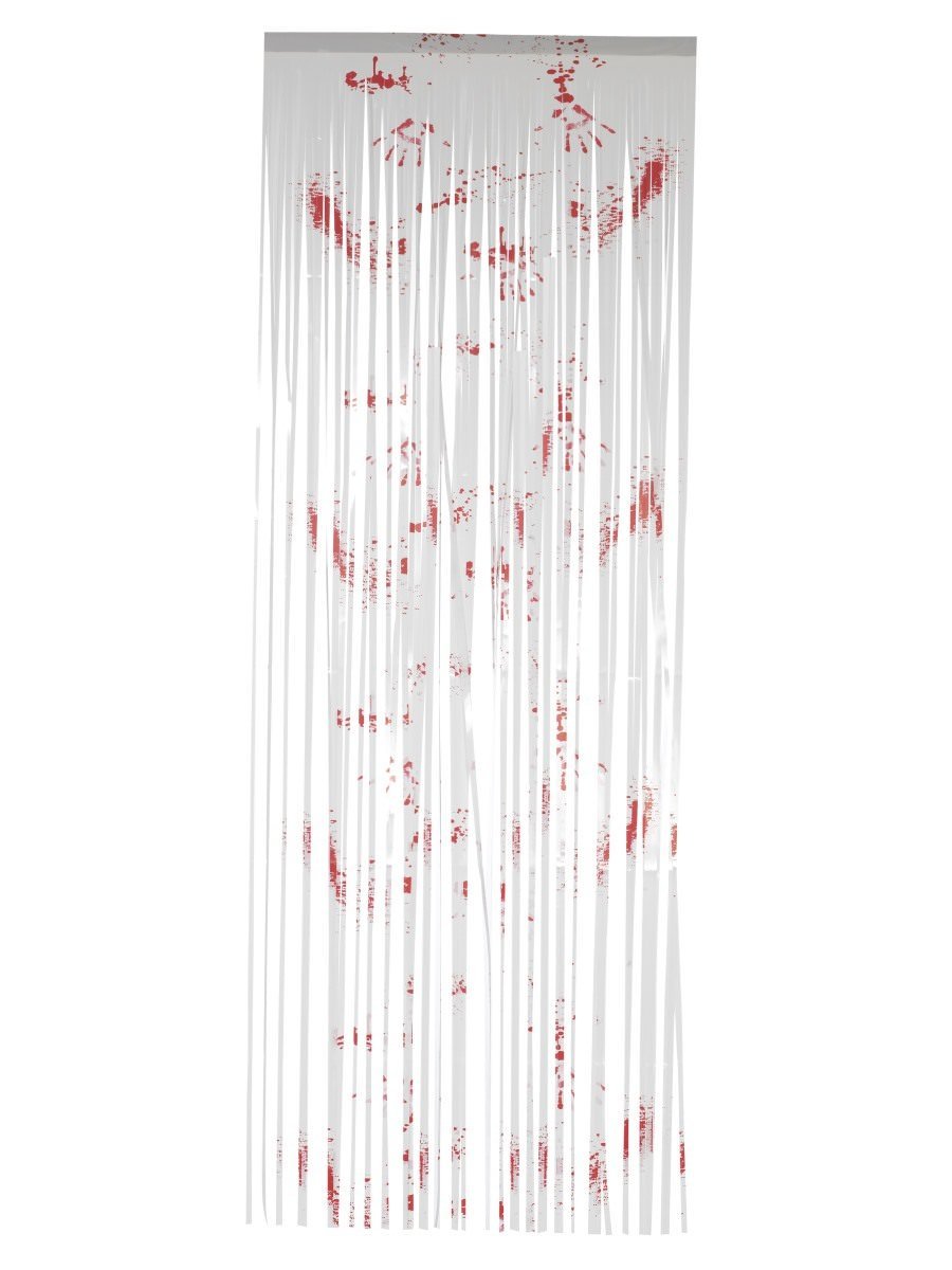 Blood Drip Shimmer Curtain