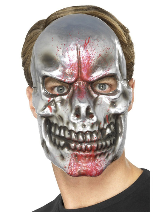 Blood Splatter Skull Mask
