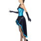 Burlesque Dancer Costume, Blue Alternative View 1.jpg