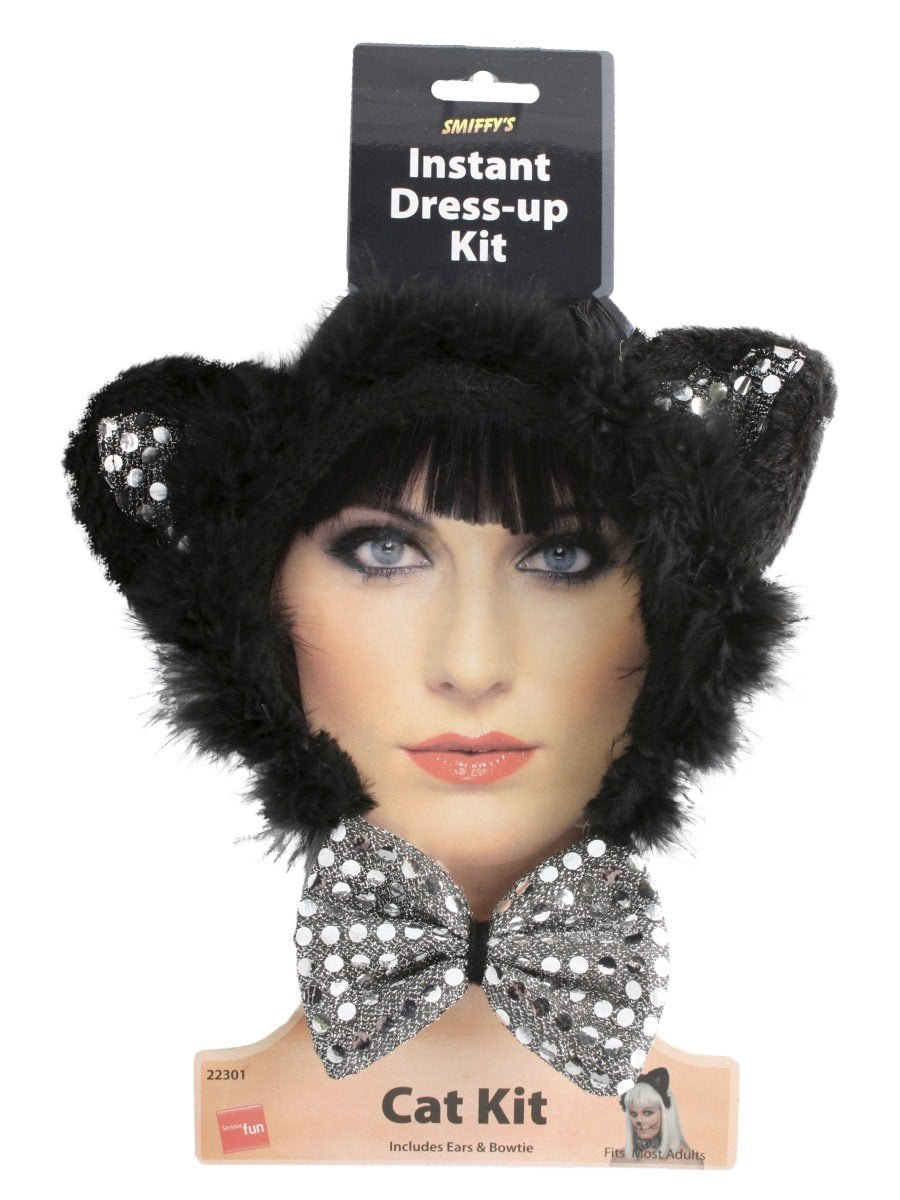 Cat Set, Black, Sequinned Alternative View 1.jpg