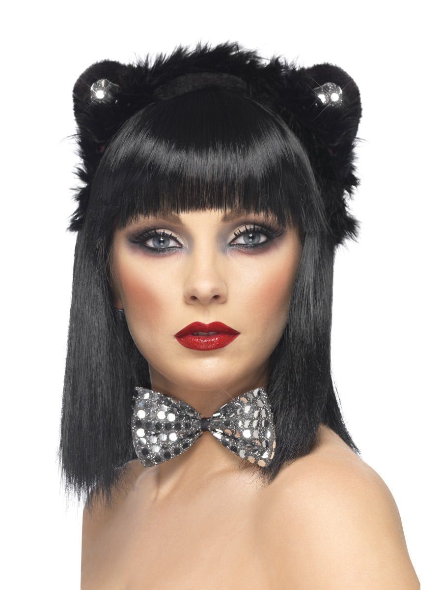 Cat Set, Black, Sequinned
