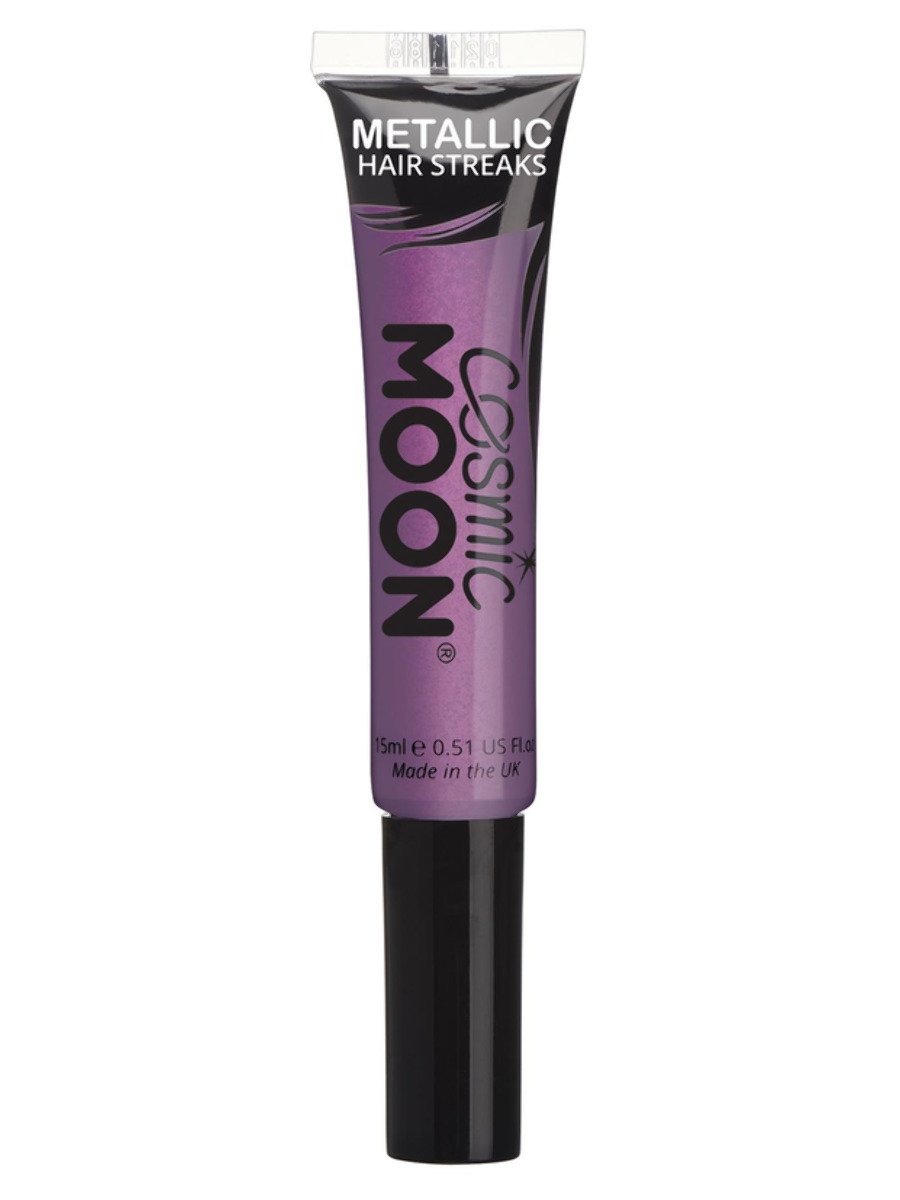 Cosmic Moon Metallic Hair Streaks