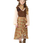 Cowgirl Kids Costume, Brown