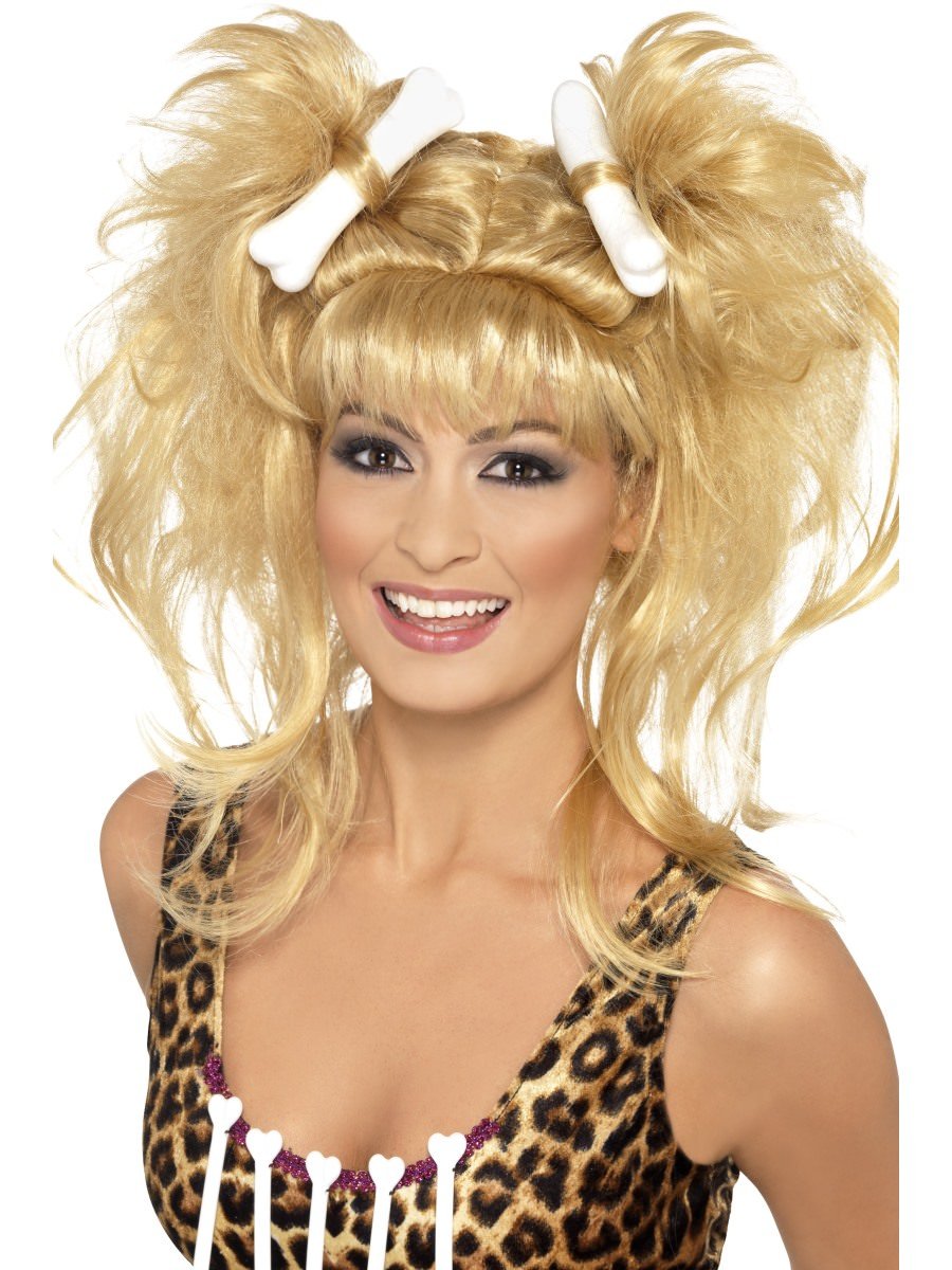 Crazy Cavegirl Bunches Wig