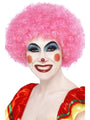Pink Crazy Clown Wig