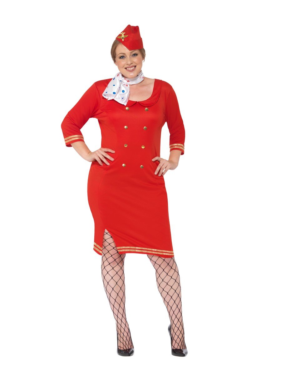 Curves Air Hostess Costume Alternative View 3.jpg