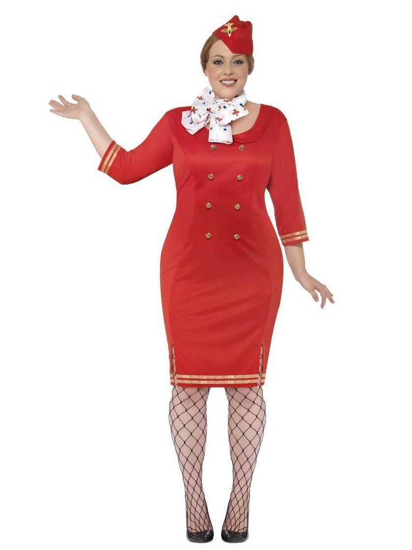 Curves Air Hostess Costume
