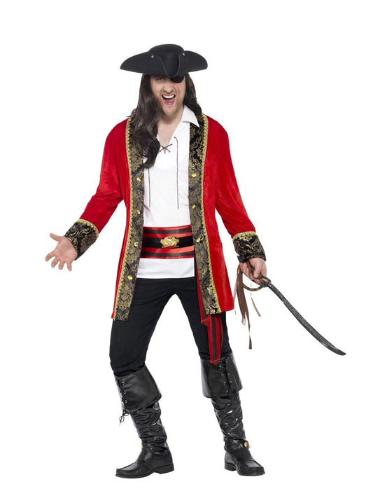 Fun Costumes Adult Deluxe Captain Hook Mens  