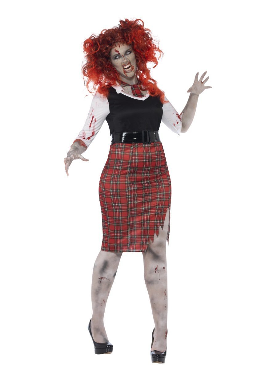 Curves Zombie School Girl Costume