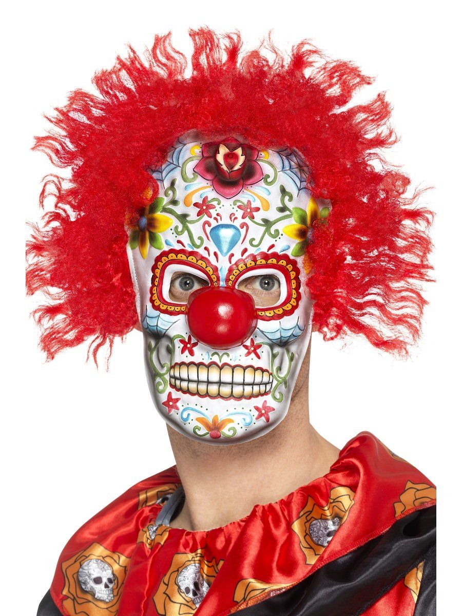 Day of the Dead Clown Mask