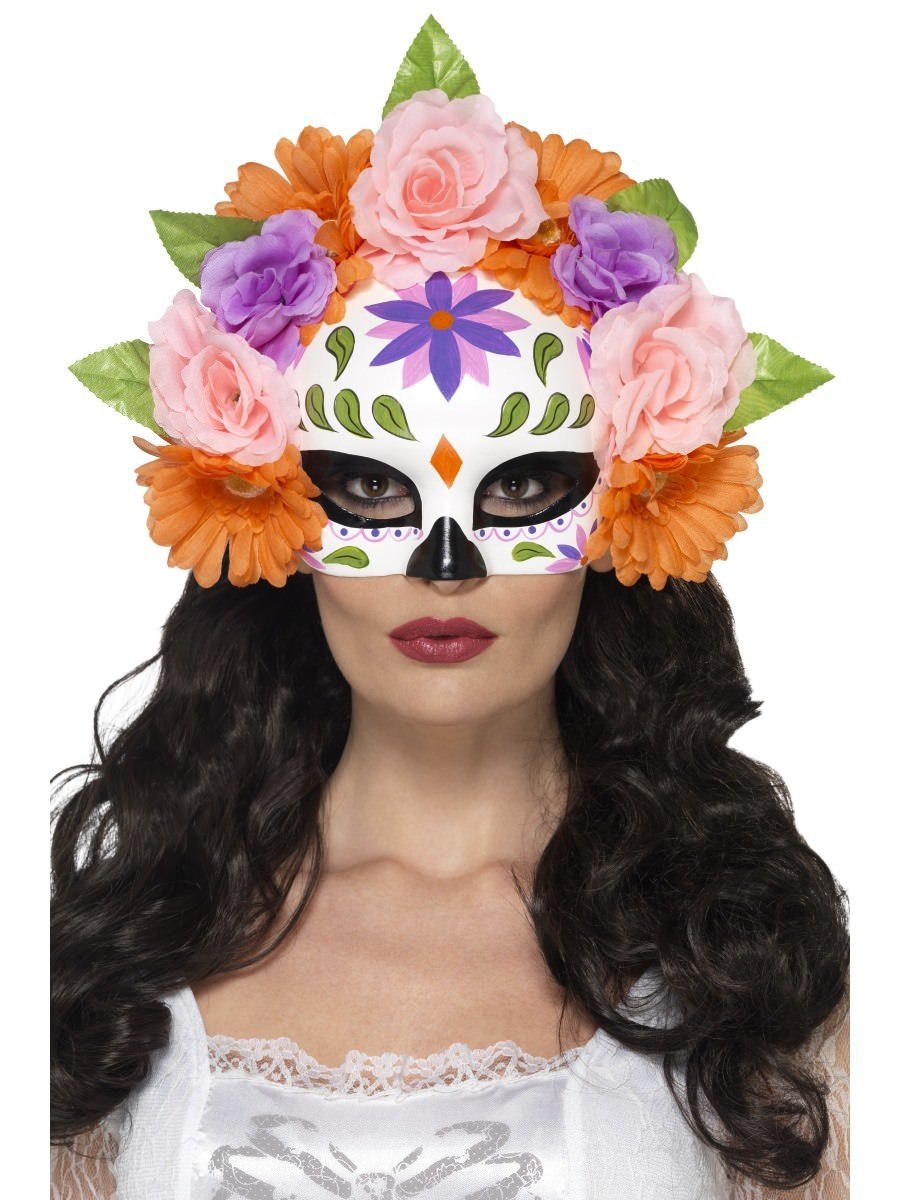 Day of the Dead Floral Eyemask