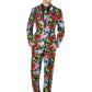 Day of the Dead Suit, with Jacket, Trousers & Tie