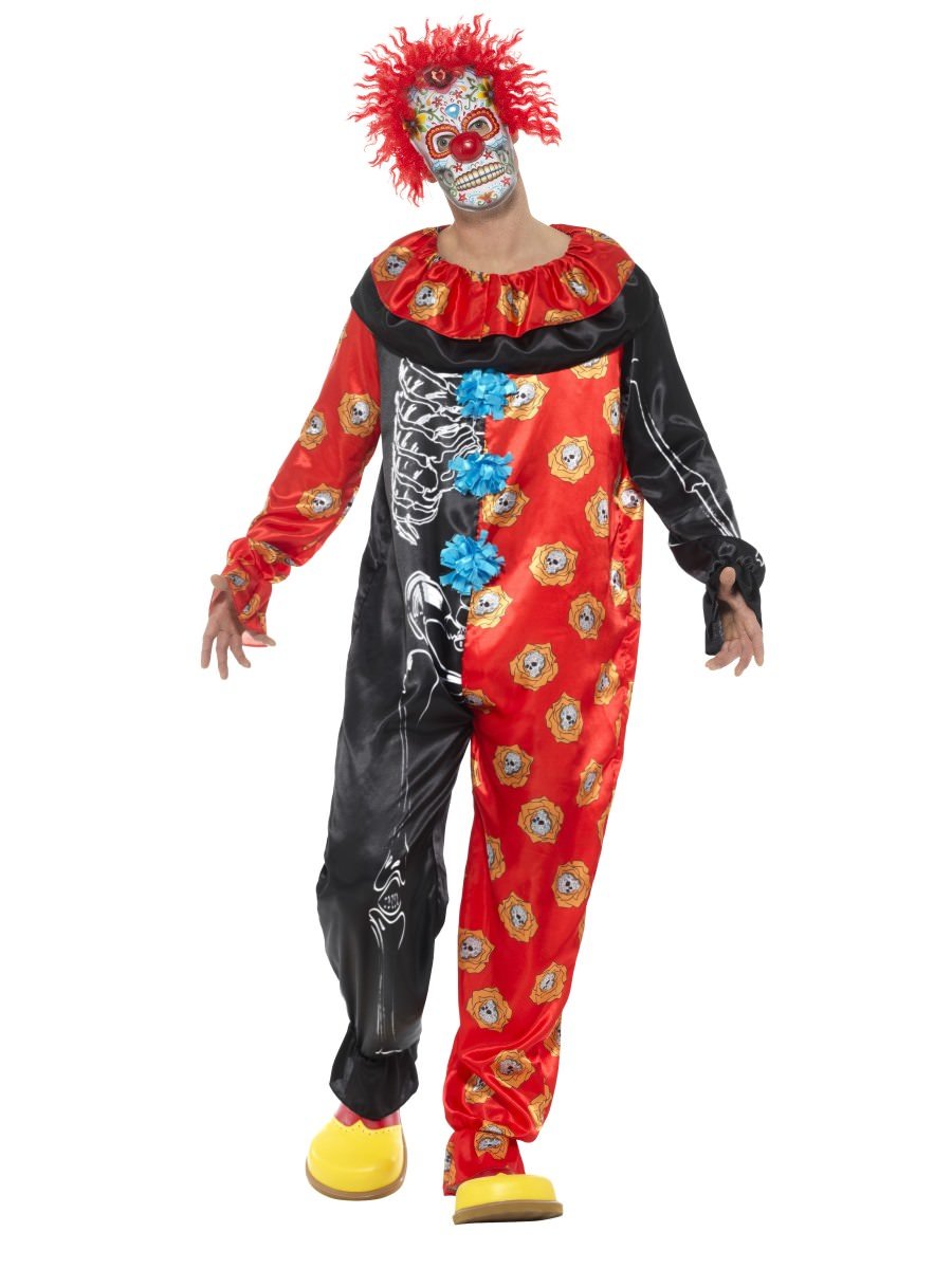 Deluxe Day of the Dead Clown Costume