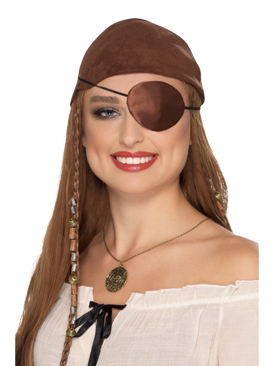 Deluxe Pirate Eyepatch, Brown