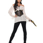 Deluxe Pirate Shirt, Ladies, Ivory