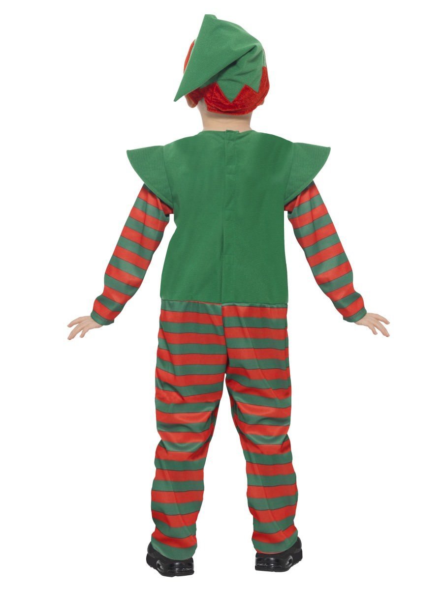 Elf Toddler Costume, Red & Green Alternative View 4.jpg