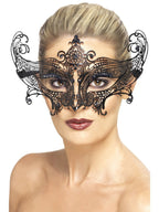 Farfalla Metal Filigree Eyemask Alternative View 1.jpg