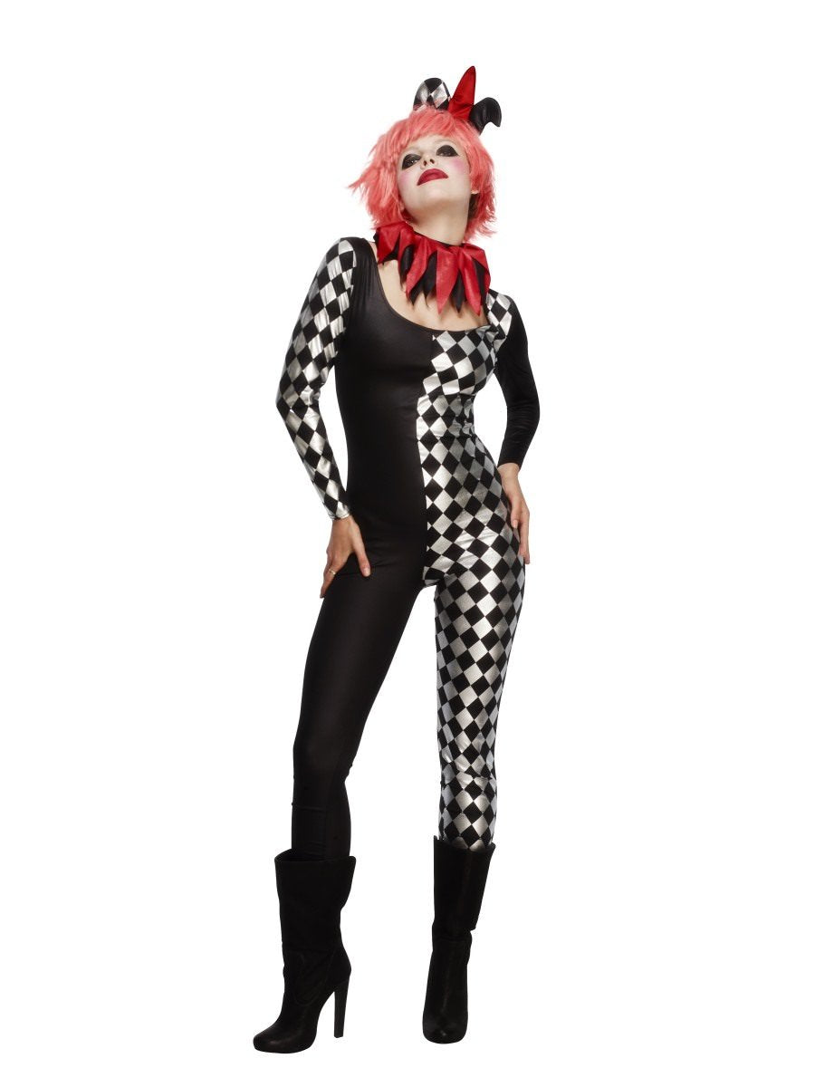 Fever Harlequin Jester Costume