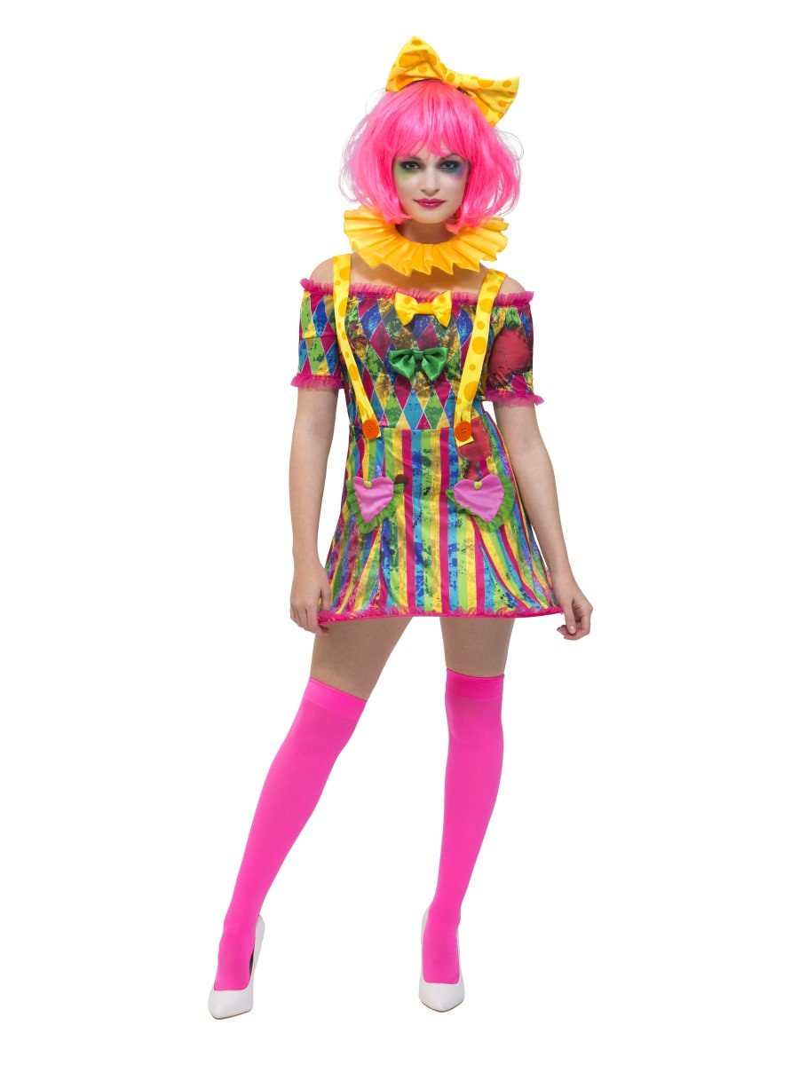 Fever Patchwork Clown Costume