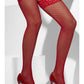 Fishnet Hold-Ups, Red, Lace Tops Alternative View 1.jpg