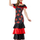 Flamenco Lady Costume, Black & Red