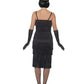 Flapper Costume, Black, with Long Dress Alternative View 2.jpg