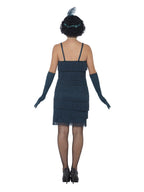 Flapper Costume, Teal Green, with Short Dress Alternative View 2.jpg