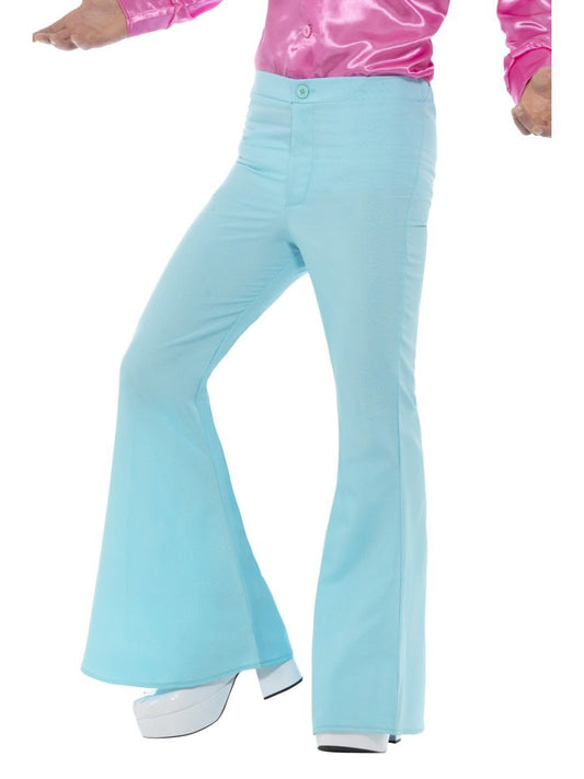 Flared Trousers, Mens, Blue