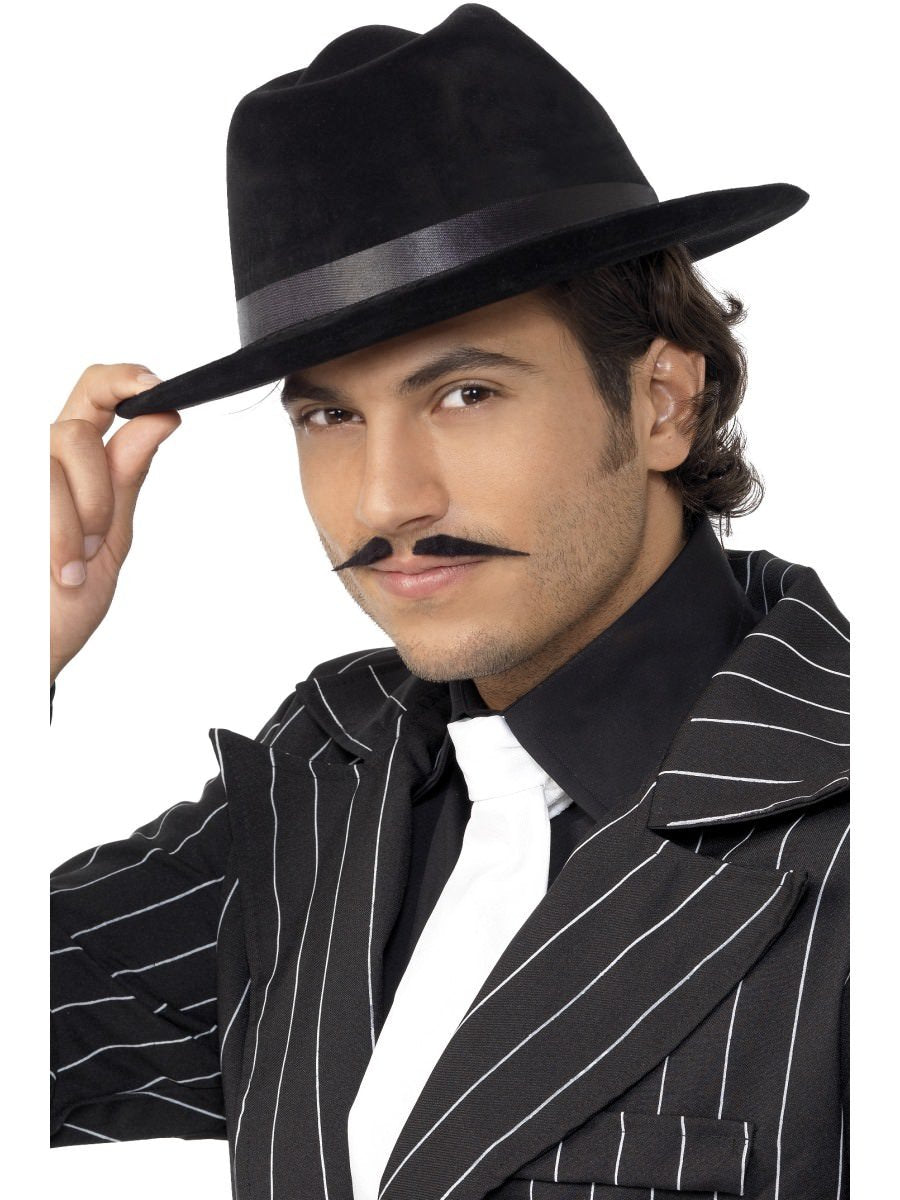 Gangster Hat Black Velour