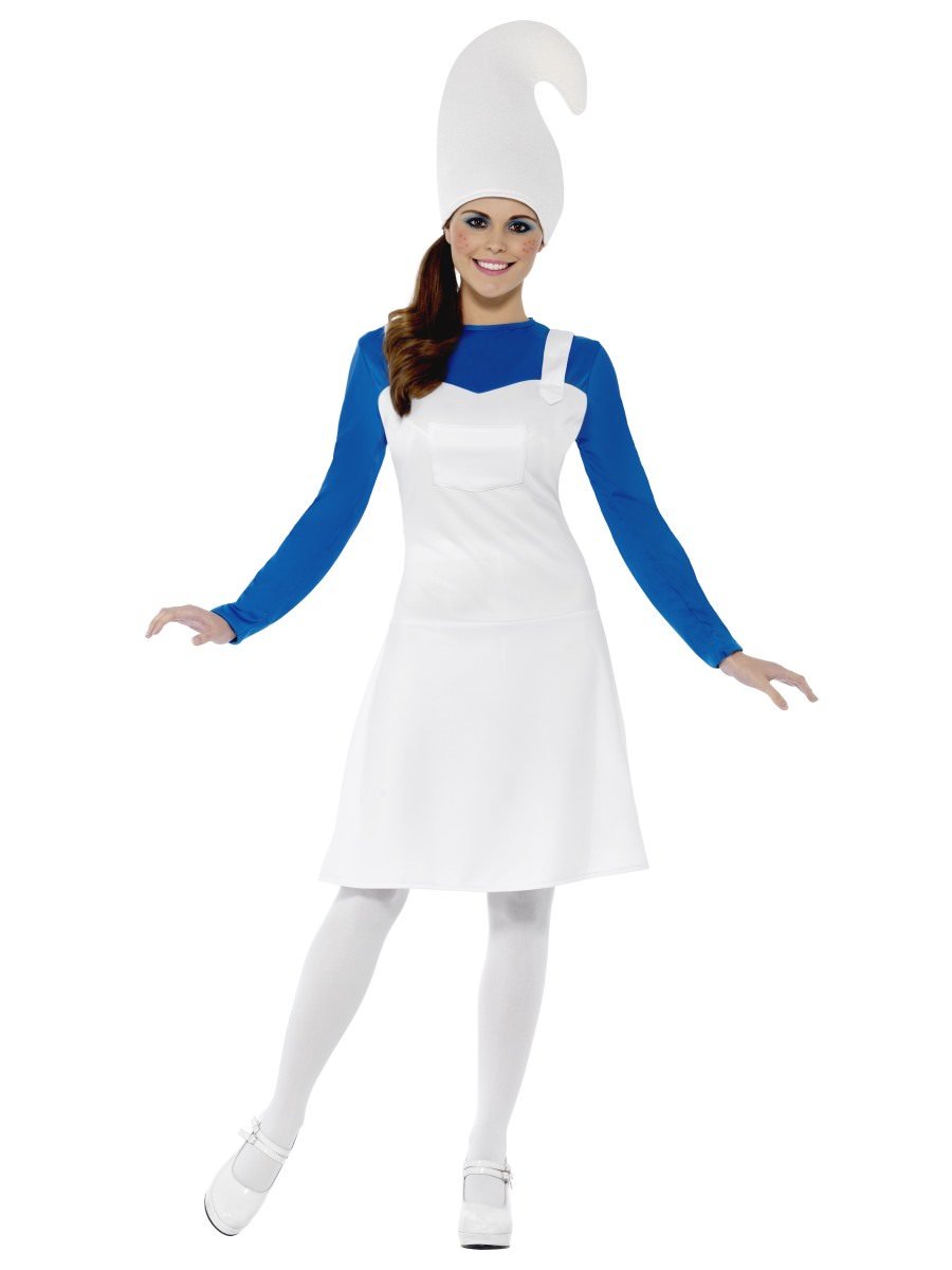 Garden Gnome Costume, Female, Blue